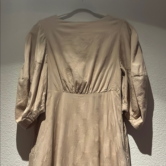 Free People Tan Puff Sleeve Sundress - Picture 6 of 8